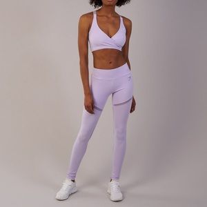 Lilac simply mesh gymshark leggings